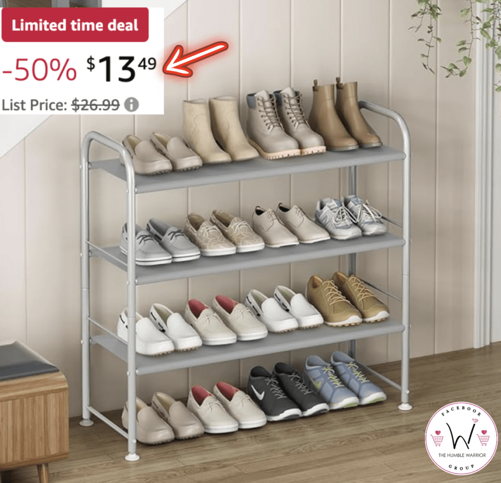 3-tier shoe rack!